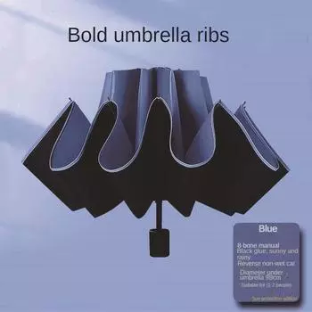 Ультрапрочный зонт для женщин, зонты с длинной ручкой, ветрозащитный, прочный, дорожный, УФ-портативный складной зонт от дождя для детей