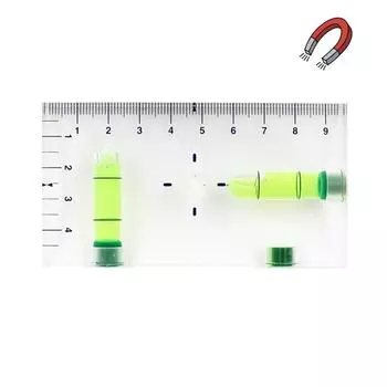 Ультрапрозрачный мини-уровень пузырьковый линейка инклинометр измерительные приборы два направления магнитный в наличии 1 шт