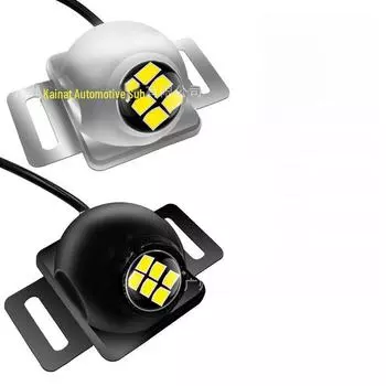 Ультраяркие светодиодные фонари заднего хода и номерного знака автомобиля чёрный