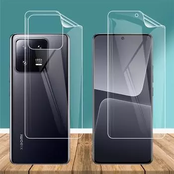 Ультратонкая гидрогелевая пленка для Xiaomi Mi 13 Mi13 Pro 13Pro, прозрачная мягкая ТПУ, передняя и задняя защитная пленка с полным покрытием Xiaomi 13 (Front) чистый