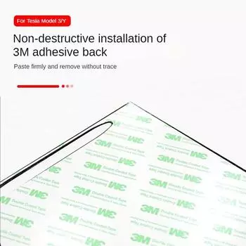 Ультратонкая крышка центральной консоли из настоящего углеродного волокна для Tesla Model 3 Y 2025-23 не влияет на использование центрального управления push-pull