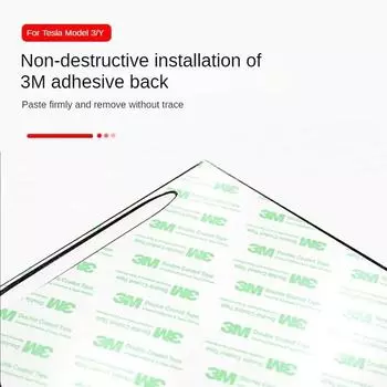 Ультратонкая крышка центральной консоли из настоящего углеродного волокна для Tesla Model 3 Y 2024-23 не влияет на использование центрального управления push-pull