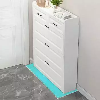 Ультратонкая, вместительная, легкая, роскошная полка для обуви, простая, современная, для небольшой квартиры, веранда, шкаф, деревянная обувница, мебель