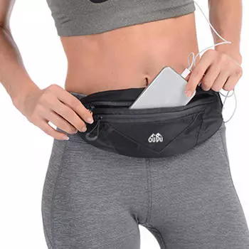 Ультратонкая водонепроницаемая сумка на пояс для бега и телефона, простой, универсальный, эластичный спортивный пояс для фитнеса с надежной фиксацией, рюкзак для велоспорта и пешего туризма One Size