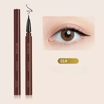 Ультратонкая вращающаяся подводка для глаз в углах, стойкий цвет, ультратонкая, быстросохнущая, трудно размазываемая, водостойкая и устойчивая к поту подводка для глаз.