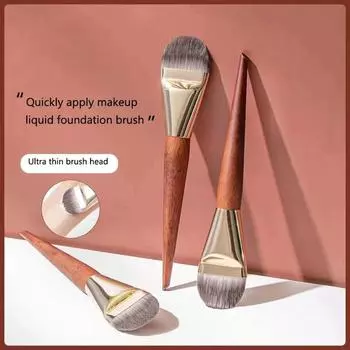 Ультратонкая жидкая основа для макияжа, кисть для тонального крема, кисть для тонального крема, тональный крем для контура лица, инструмент для консилера для макияжа
