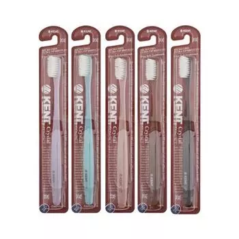 Ультратонкая зубная щетка KENT Crystal, 5 шт. в упаковке, специальное предложение