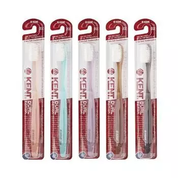 Ультратонкая зубная щетка KENT Dual Edition, 5 шт. в упаковке, специальное предложение