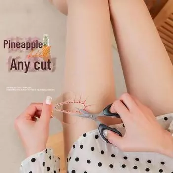 Ультратонкие бархатные черные колготки Yifan для женщин - устойчивые к зацепкам и регулируемые по длине 1 Pair - Coffee - Basic Pack