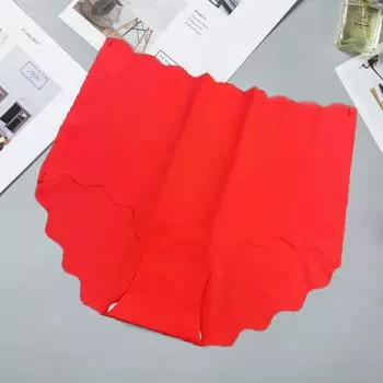 Ультратонкие бесшовные дышащие трусики с высокой посадкой для женщин XXL