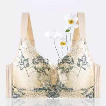 Ультратонкие бюстгальтеры со сборками, поддержка верха, подтяжка груди, корректирующее белье против провисания, женское антирасширение, дополнительная грудь 75B