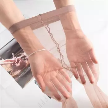 Ультратонкие черные колготки с защитой от зацепления — летние однотонные колготки с промежностью, дизайн без свисания для создания образа с голыми ногами чёрный