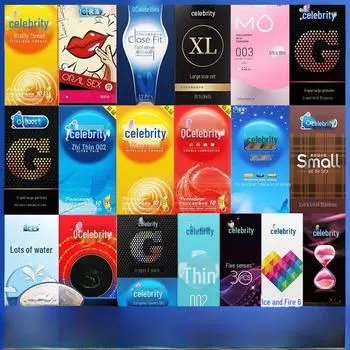 Ультратонкие динамические презервативы с нитью Celebrity: Гладкий, с жидкой смазкой, 0,02 мм для стильного и улучшенного восприятия.