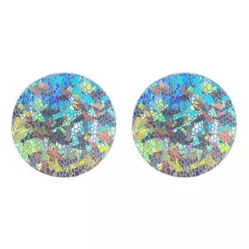 Ультратонкие лазерные сексуальные наклейки на грудь, 1 пара, накладки на грудь, дышащие одноразовые невидимые наклейки на бюстгальтер as the picture