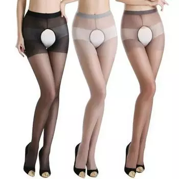 Ультратонкие летние колготки с открытой промежностью – устойчивые к зацепкам, дышащие и сексуальные для женщин