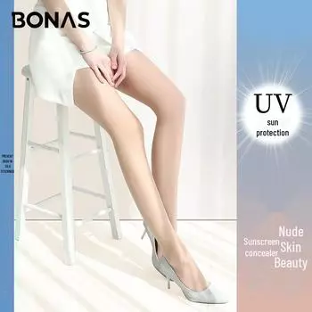 Ультратонкие невидимые чулки 2022 года: Летние колготки с защитой от защемлений, корректирующие и улучшающие внешний вид кожи 5 pairs, One Size