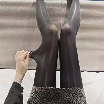 Ультратонкие носки-леггинсы с перламутровым эффектом, устойчивые к зацепкам, для женщин Pantyhose Closed Crotch