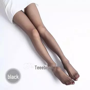 Ультратонкие открытые чулки Feimu - сексуальное нижнее белье с открытыми ногами чёрный