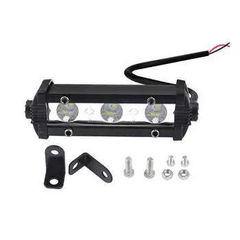 Ультратонкие светодиодные фары Off Road Work/Fog Light мощностью 9 Вт, однорядные 11mm