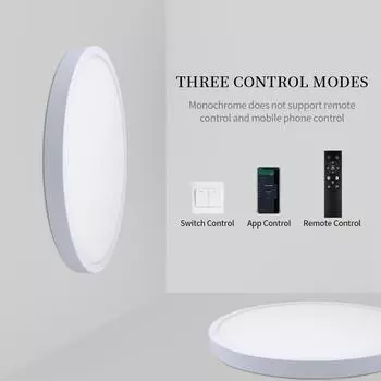 Ультратонкие светодиодные потолочные светильники в гостиной 24 Вт 28 Вт 38 Вт 48 Вт светодиодные потолочные светильники с регулируемой яркостью для спальни кухни офиса 110 В 220 В Warm White