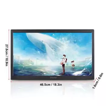 Ультратонкий 20-дюймовый высокий прозрачный светодиодный монитор для ухода за глазами, настольный монитор с разрешением 1440x900, 1 мс US Plug