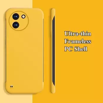 Ультратонкий безрамный матовый чехол для ПК с защитой от отпечатков пальцев для vivo Y200 Y200i Y200t GT Y78 Y78t Plus, противоударный чехол-накладка Y78 5G чёрный