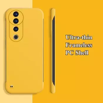 Ультратонкий безрамочный матовый чехол для ПК с защитой от отпечатков пальцев для vivo S19 S18 S18e S17 S17t S17e S16e S16 S15e S15 S12 Pro, противоударная задняя крышка S12 чёрный