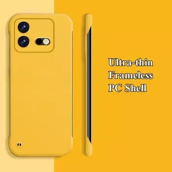 Ультратонкий безрамочный матовый чехол для ПК с защитой от отпечатков пальцев для vivo iQOO Neo 9 9s 8 7 6 5 Neo9 Neo8 SE Racing Pro противоударная задняя крышка iQOO Neo5 чёрный