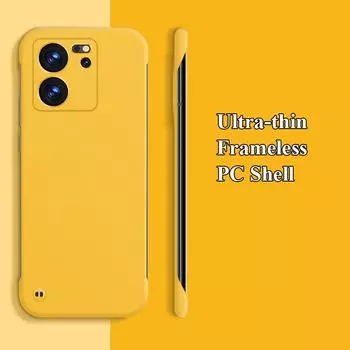 Ультратонкий безрамочный матовый чехол для ПК с защитой от отпечатков пальцев для Xiaomi Redmi K70 K70E K60 K50 K40S K40 Ultra Pro противоударная задняя крышка K40/K40 Pro чёрный
