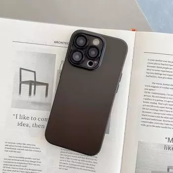 Ультратонкий чехол для телефона для iPhone 15 14 Plus 13 12 11 Pro Max с защитной пленкой из закаленного стекла, мягкий матовый чехол из ТПУ T24 For iPhone 12