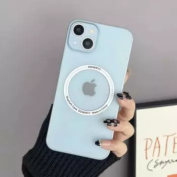 Ультратонкий чехол для телефона Magsafe Charging 0,3 мм для iPhone 14 Plus 13 12 Pro Max, матовый прозрачный жесткий полипропиленовый чехол на заднюю панель Capa Caso For iPhone 13 Pro