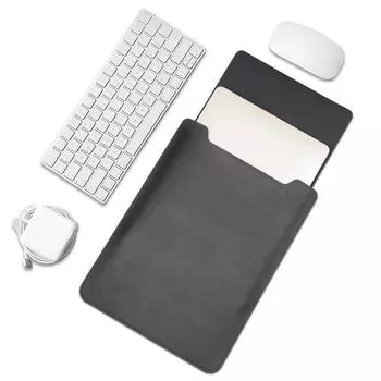 Ультратонкий чехол из искусственной кожи для немагнитных ноутбуков MacBook Power Pack, 11 inches зелёный