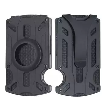 Ультратонкий держатель карт из алюминиевого сплава RFID с защитой от кражи и AirTag для мужчин 92*62*12mm