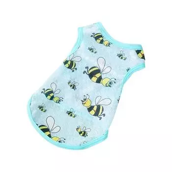 Ультратонкий Дышащий Жилет для Собаки Футболка для Собаки Футболка для Кошки Милый Жилет для Питомца Подходит для Маленьких Собак Кошки XS-bee