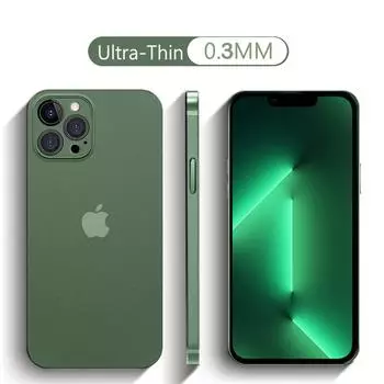 Ультратонкий матовый чехол для телефона iPhone 13 12 11 14 Pro Max Mini XS XR X 8 7 Plus SE противоударный прозрачный тонкий твердый чехол iPhone SE 2020 4.7 серый