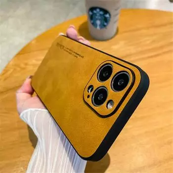 Ультратонкий матовый чехол с текстурой кожи для Iphone 14 11 12 13 Pro Max Mini Xs Xr X 7 8 Plus Se противоударный силиконовый чехол-бампер For iPhone 8 Plus темно-синий