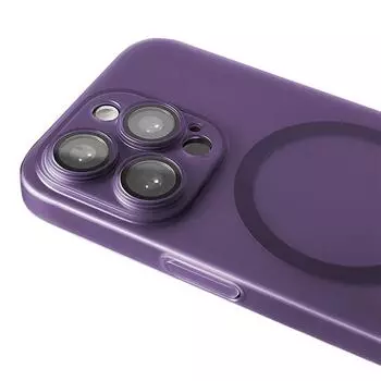 Ультратонкий матовый магнитный прозрачный чехол с беспроводной зарядкой для iPhone 15 14 Plus 13 12 Pro Max для Magsafe, противоударный жесткий чехол для ПК For iphone12