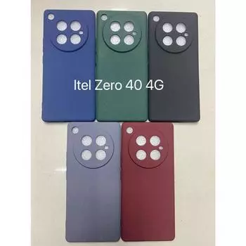 Ультратонкий матовый мягкий чехол цвета песчаника для Infinix Zero 40 4G, силиконовый защитный бампер для камеры, нескользящий чехол для Infinix Zero40 for zero 40 4G чёрный