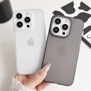 Ультратонкий матовый мягкий силиконовый чехол из ТПУ для iPhone 15 Pro Max 14 Plus 13 12 11 Pro 7 8Plus SE (2020) Универсальное защитное покрытие от падения iPhone 15 Pro Max белый