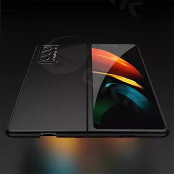 Ультратонкий матовый жесткий чехол для Samsung Galaxy Z Fold 2, антидетонационный противоударный защитный чехол для Samsung Galaxy Z Fold 2 Only case розового золота