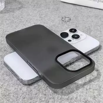 Ультратонкий матовый жесткий ПК полупрозрачный прозрачный чехол для телефона для iPhone 15 14 Plus 13 12 11 Pro Max противоударный тонкий шелковистый чехол For iPhone 15