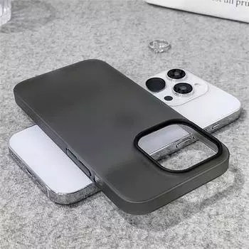 Ультратонкий матовый жесткий ПК полупрозрачный прозрачный чехол для телефона для iPhone 15 14 13 12 Pro Max Plus противоударный тонкий шелковистый чехол на заднюю панель For iphone11
