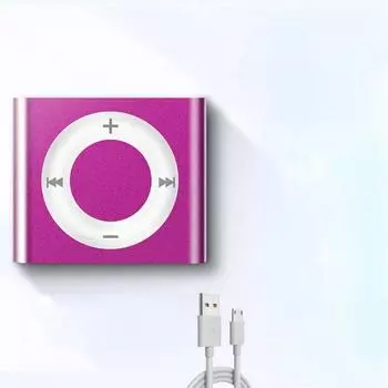 Ультратонкий металлический MP3-плеер для студентов, легкий и портативный дизайн для любителей музыки Only MP3