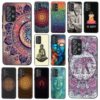 Ультратонкий мягкий чехол для Samsung A32 A33 A53 A73 A22 A52 A13 A23 A72 A42 S9 A71 5G A51 A31 A41 A21S A11 A12, чехол с изображением Будды Мандалы Samsung A11