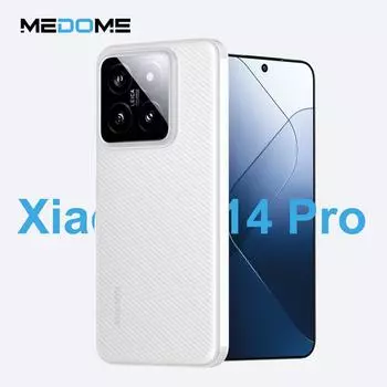 Ультратонкий нескользящий волнистый чехол для телефона Xiaomi 14/14 Pro Xiaomi Mi 14 Pro прозрачный белый