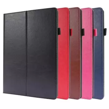 Ультратонкий откидной чехол для iPad 10,2/10,5/Air1/2/Mini1/2/3/4/5/ipad 5/6/7/8/9/ipad 9,7, ультратонкий чехол-подставка с узором Crazy Horse ipad 5 6 AIR1 AIR2 розовый