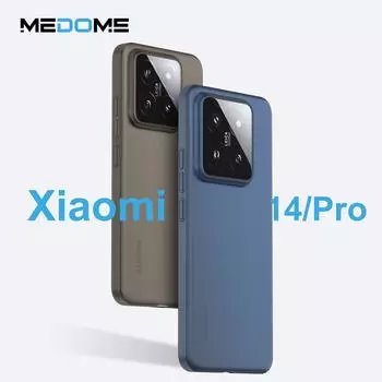 Ультратонкий полипропиленовый чехол для мобильного телефона Xiaomi 14/14 Pro: Матовый, устойчивый к поту, простой дизайн. Xiaomi Mi 14 белый