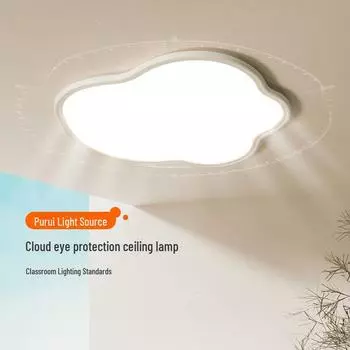 «Ультратонкий потолочный светильник полного спектра Cloud — защита глаз для гостиной, спальни и детской комнаты» Eye Protection with Three-Color Changing