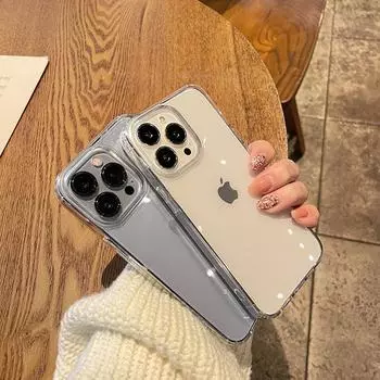 Ультратонкий прозрачный чехол для Iphone 11 12 13 Pro Max Mini Xs Max Xr X, мягкий силикон из ТПУ для Iphone 7 8plus Se20, чехол для телефона For iPhone SE2020