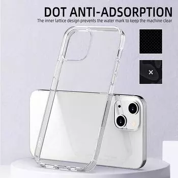 Ультратонкий прозрачный чехол для iPhone 16 Pro Max 15 14 Pro 13 12, силиконовый чехол для iPhone XS Max X 8 7 6s Plus SE 2020 XR iPhone 11 Pro чистый